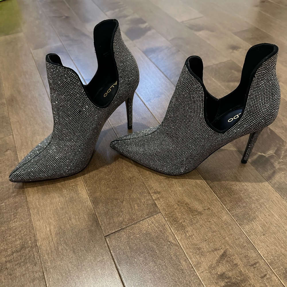 Aldo sequin booties
